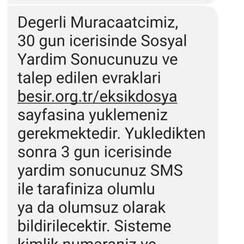 Beşir Derneği Eksik Dosya Sorunu