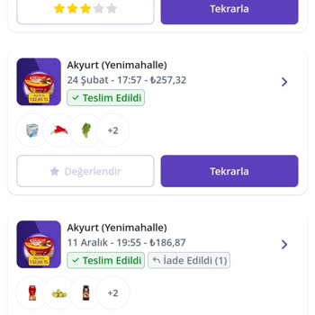 Getir Çarşı İademi Yapmadı