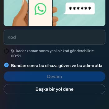 Facebook Kod Gelmiyor