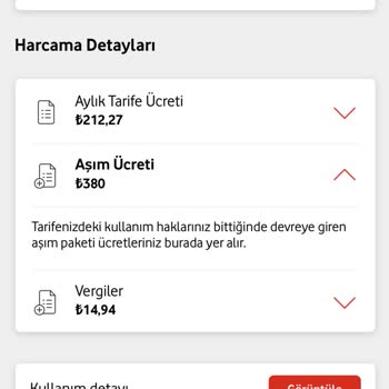Vodafone'un Haksız İnternet Aşım Ücreti