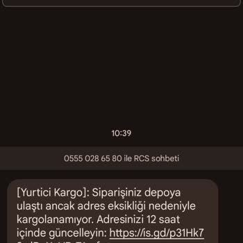 0555 028 65 80 Numarası ile gelen SMS