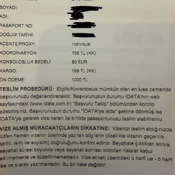 Ankara İdata Vize Başvuru Mağduriyeti