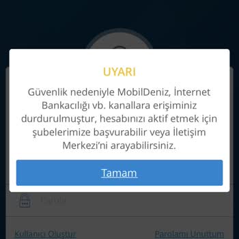 Denizbank Hesap Kullanamama Sorunu