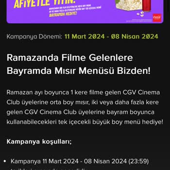 Paribu Cineverse-Ramazanda Filme Gelenlere Bayramda Menü Bizden Yalanı