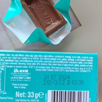 Ülker Napoliten Çikolatada Çıkan Örümcek Ağı
