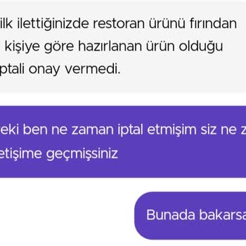 Getir Ücret İadesi Ve İptal Etmiyor