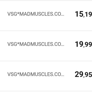 Madmuscles İsimli Uygulama Paramı İade Etmiyor