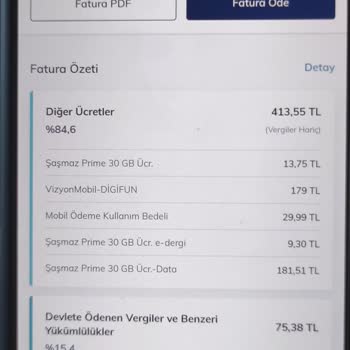 Digifun Tarafımca Yapılmayıp Ücret Talep Edilen Ödeme.