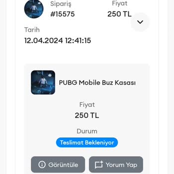 PUBG Buz Kasası Gelmedi