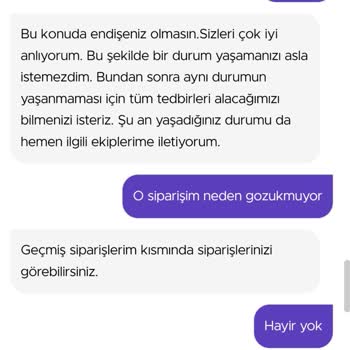 Getir Uygulamasında Tarihi Geçmiş Ürünlerin Satılması.