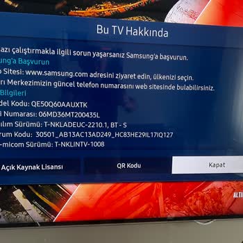 Samsung Televizyon Arızası, Kendi Kendine Kapanıyor Açılıyor