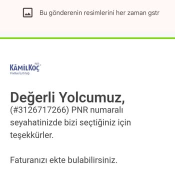 Kamil Koç İptal Edilen Otobüs Bileti Parasının İade Edilmemesi