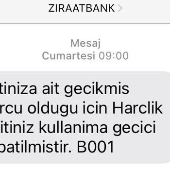 Ziraat Bankası Ziraat Harçlık Avans Limiti