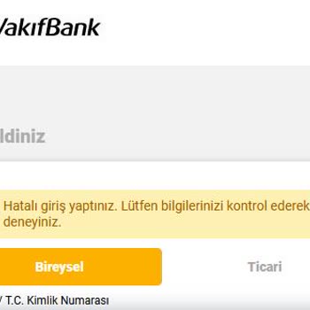 VakıfBank İnternet Ve Mobil Bankacılığı Sebepsiz Bloke Konması