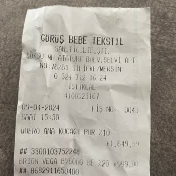 gorushbaby.com.tr Kasadan Geçilen Yanlış Ürün Ve Yüksek Fiyat Farkı