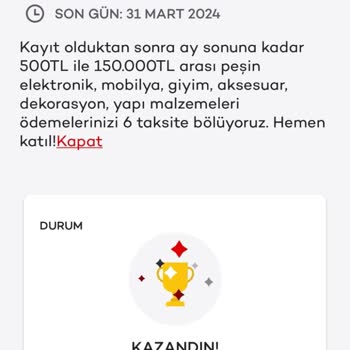 Akbank Kampanya Katılımı Gerçekleşmedi