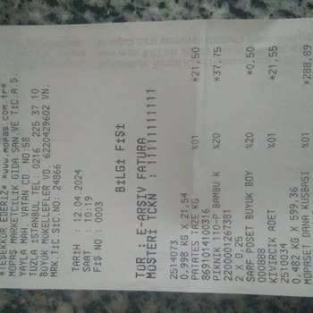 GETİR-Yayla Mopaş Eksik Ürün