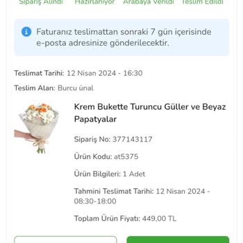 Çiçek Sepeti İade