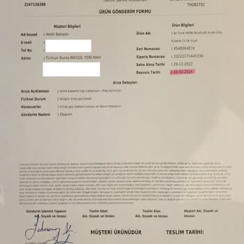 Teknosa Arızalı Kulaklık Sorunu