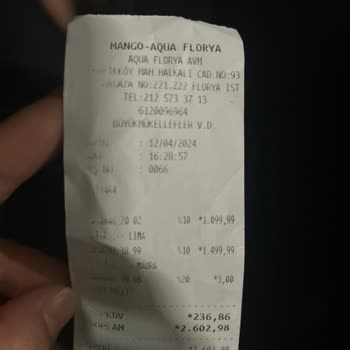 Aqua Florya Mango İade Hakkında