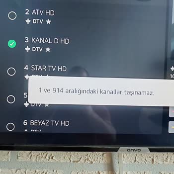Onvo TV Kanal Taşıma Hatası