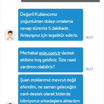 epin.com.tr Gelmek Bilmeyen Sipariş