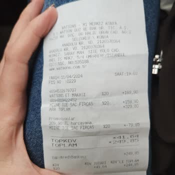 Watsons Hijyenik Ürün Satmayıp İade Noktasında Sorun Çıkarıyor