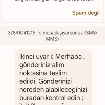 PTT Kargo Mesajı Spam Olabilir Mi?