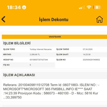 Microsoft İzinsiz Para Kesme