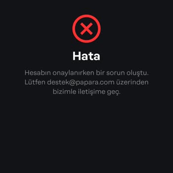 Papara Kimlik Doğrulama Hatası