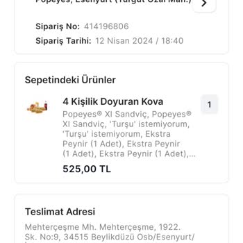 Migros Yemek Durduk Yere Sipariş İptal