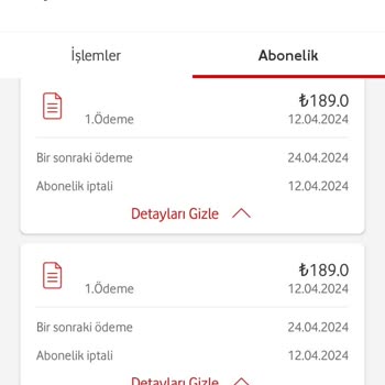 Vizyon Elektronik Para Ve Ödeme Hizmetleri A. Ş İzinsiz Abonelik