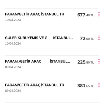 GetirAraç Fazla Ücret Alınması.
