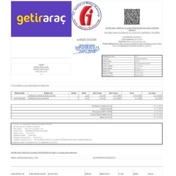 GetirAraç Fazla Ücret Alınması.