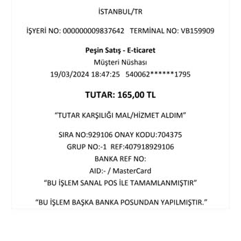 Tıkla Gelsin Ödeme İade Problemi
