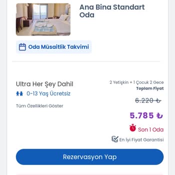 Tatilbudur Haksız Fiyat Tutarsızlığı