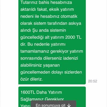Betist Yatırım Hesabıma Geçmedi