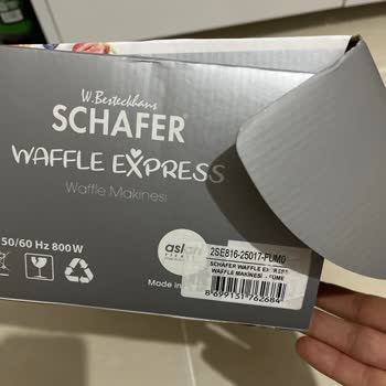 Schafer, Waffle Express Makinesini Bozuk Olarak Sattı