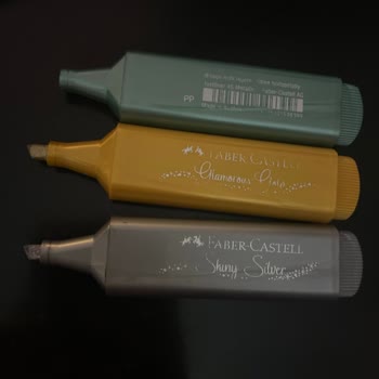 Faber Castell Fosforlu Kalem Seti Ucu İçine Kaçıyor