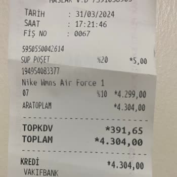 Nike Kırılma Ve Leke Sorunu