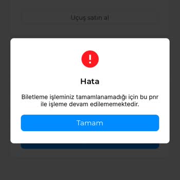 AJet (Anadolu Jet) Yarınki Uçuşum İçin Check-in Yapamıyorum...