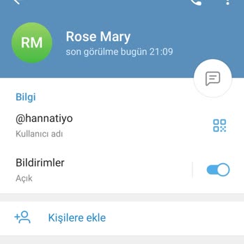 Telegram Yabancı Profilden Tehdit Ediliyorum