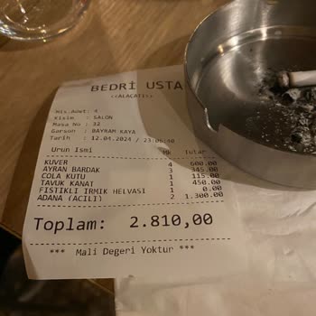 Bedri Usta Kebap Alaçatı Lokantasında Müşteri Memnuniyetsizliği