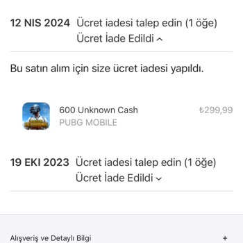 PUBG (Pubgmobile.com) Banka Hesabıma Yansımasını İstiyorum