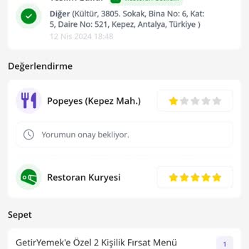 Popeyes Her Seferinde Siparişimi Eksik Getiriyor