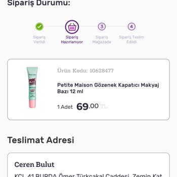 Gratis Mağazadan Teslimat Sorunu