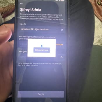 Binance TR Giriş Sorunu Doğrulama Hatası