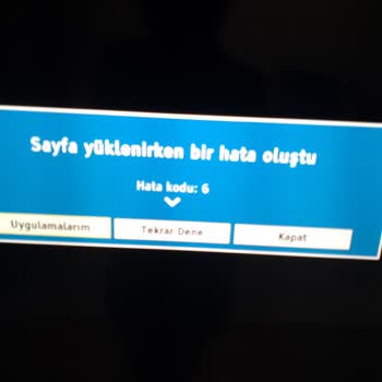 Grundig TV Hata 6 Kodu