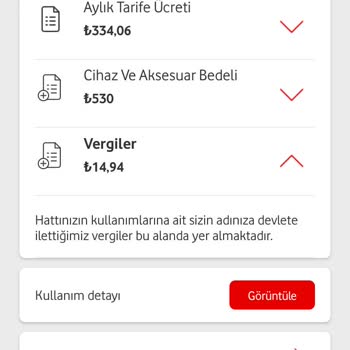 Tarife Ücreti 129 TL Olan Vodafone 334 TL Haksız Ücret Alıyor