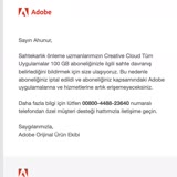 Adobe Keyfi Üyelik İptali